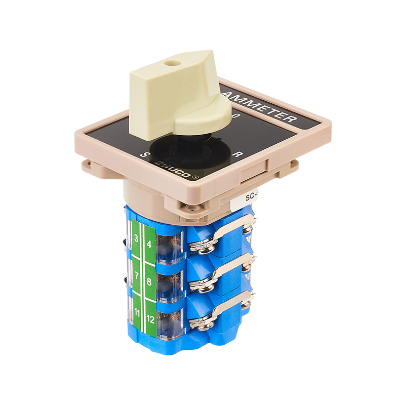 ZHUCO SC-68/3A 0-RST Трехсекционный амперметр с фазовым переключателем