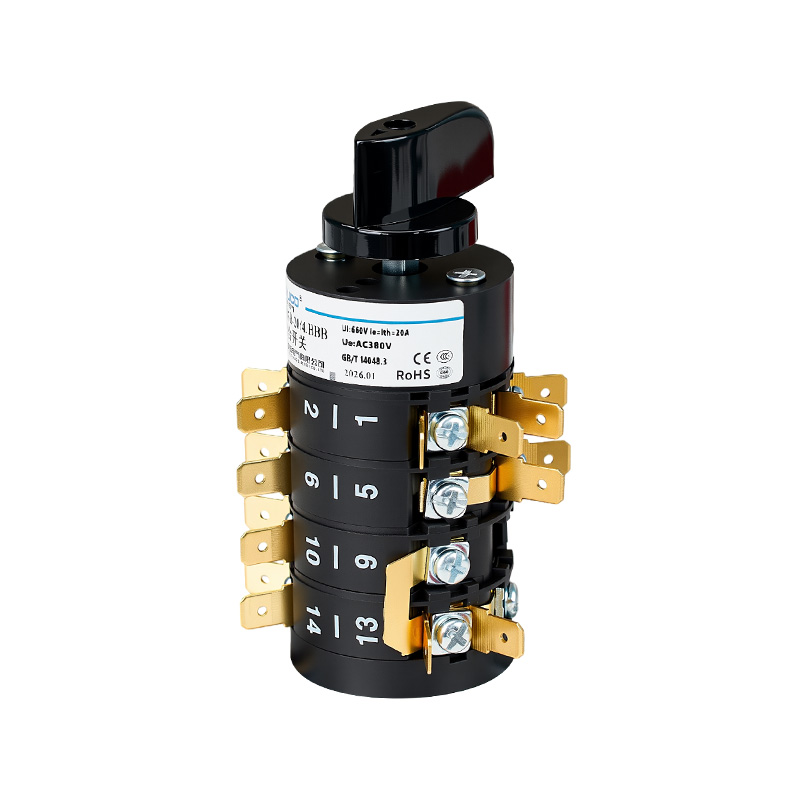 ЧЖУКО HZ5B-204.BBB 0-1-2-3-4-5-6 7-позиционный 4-секционный комбинированный переключатель