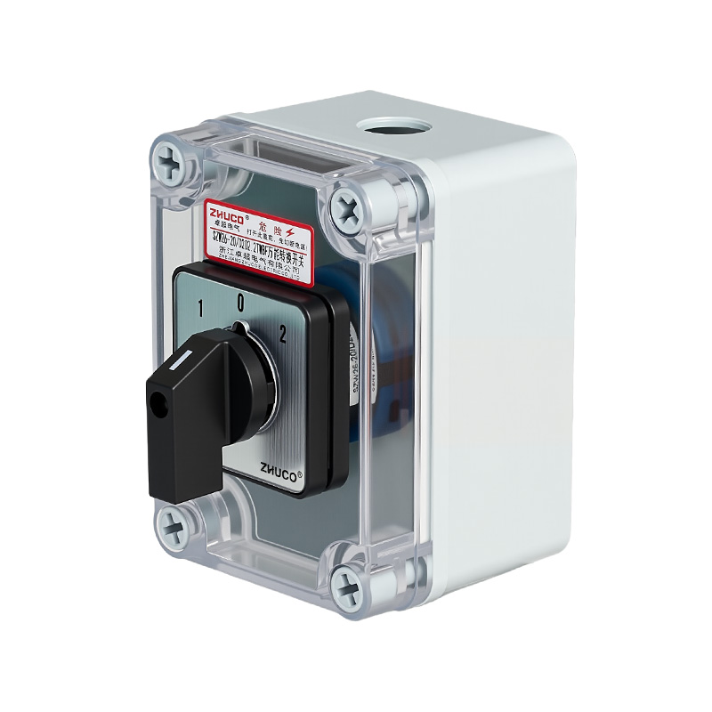 ZHUCO SZW26-20/D202.2TWBF 1-0-2 трехпозиционный 2-секционный переключатель