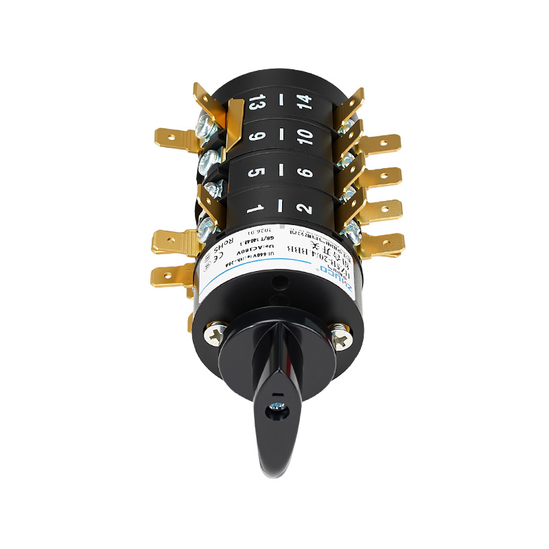 ЧЖУКО HZ5B-204.BBB 0-1-2-3-4-5-6 7-позиционный 4-секционный комбинированный переключатель