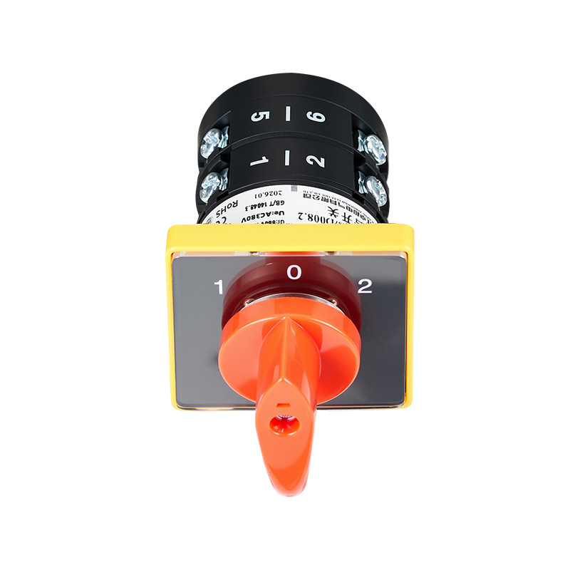 ZHUCO HZ5B-10/D008.2 1-0-2 Трехпозиционный двухсекционный комбинированный переключатель