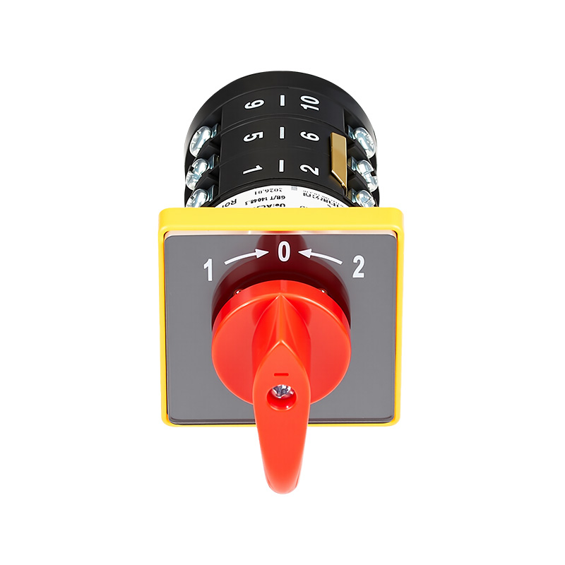 ZHUCO HZ5B-10/B005.3 1-0-2 Трехпозиционный трехсекционный самосбрасывающийся комбинированный переключатель