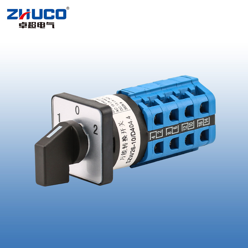 ZHUCO SZW26-10/D404.4 1-0-2 Трехпозиционный четырехсекционный переключатель