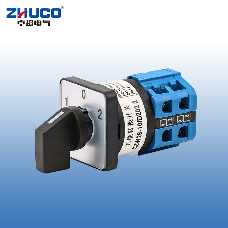 ZHUCO SZW26-10/D202.2 1-0-2 Трехпозиционный двухсекционный переключатель