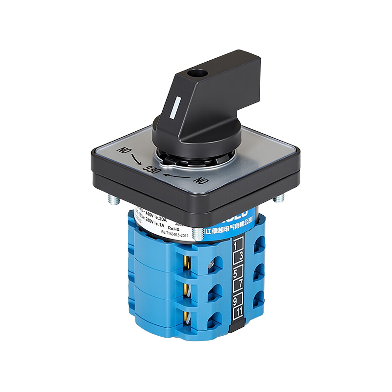 ZHUCO SZW26-20/B303.3 ВКЛ-ВЫКЛ-ВКЛ Трехпозиционный трехсекционный самосбрасывающийся переключатель