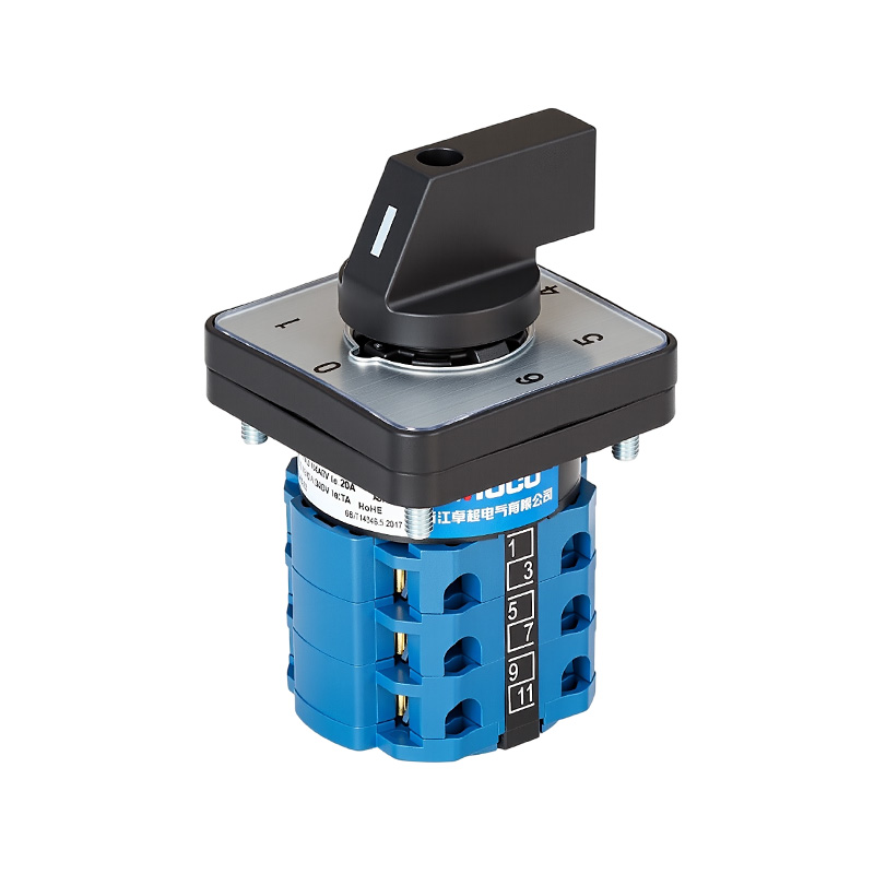 ZHUCO SZW26-20/0-6.3 0-1-2-3-4-5-6 Семипозиционный трехсекционный переключатель