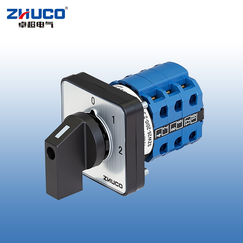 ZHUCO SZW26-20 0-2.3 0-1-2 Трехпозиционный трехсекционный переключатель