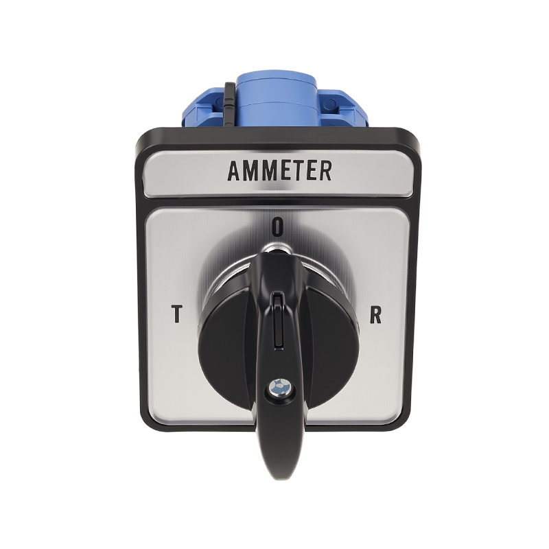 ZHUCO SZW26-20/LH3.3 Круглый длинный панельный трехпозиционный трехканальный переключатель тока 0-RST