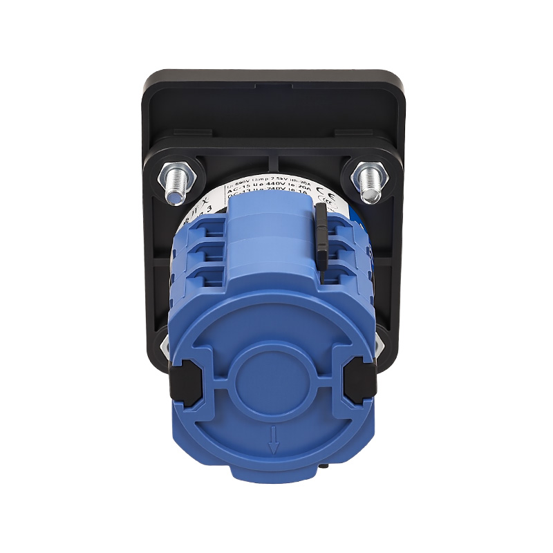 ZHUCO SZW26-20/LH3.3 Круглый длинный панельный трехпозиционный трехканальный переключатель тока 0-RST