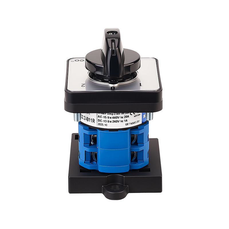 ZHUCO SZW26-20 D202.2-B11R Трехпозиционный двухсекционный переключатель крепления на DIN-рейку