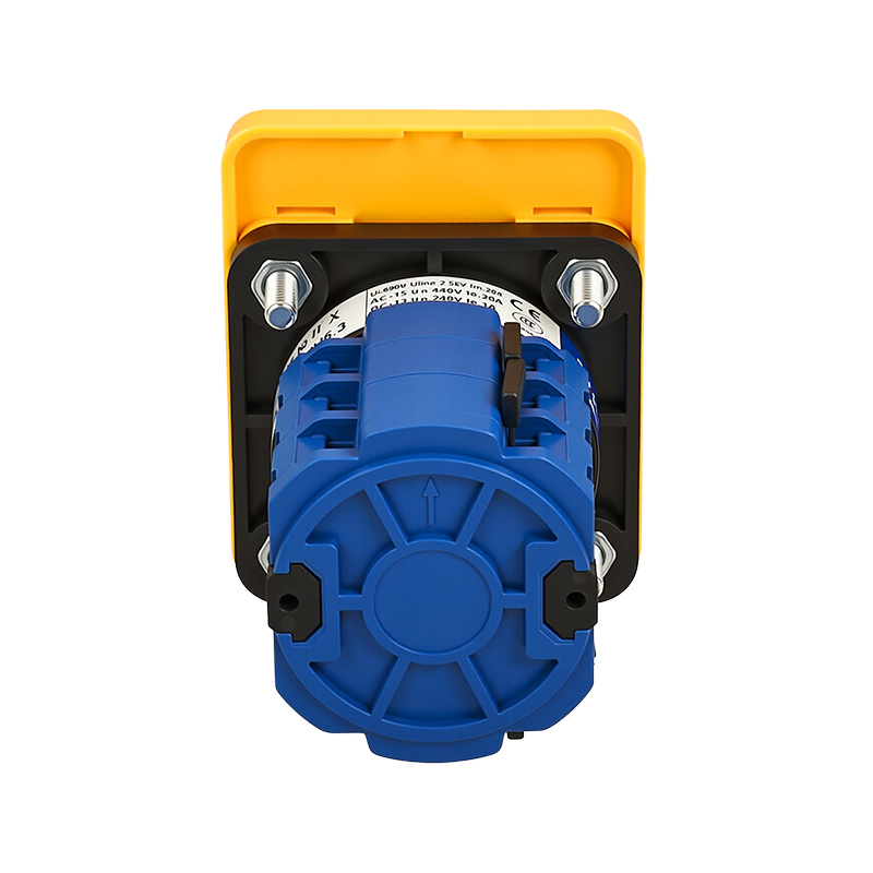 ZHUCO SZW26-20/YH5.3 Желтый Длинный Панель Красная Ручка Семипозиционный Трехканальный Переключатель Напряжения