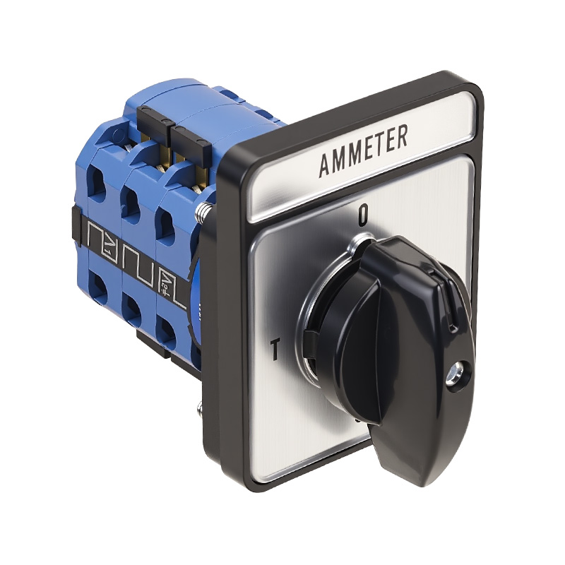 ZHUCO SZW26-20/LH3.3 Круглый длинный панельный трехпозиционный трехканальный переключатель тока 0-RST