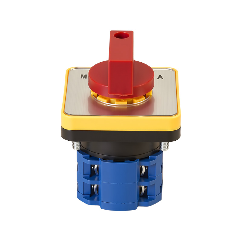 ZHUCO SZW26-20D/202.2 Серебряная панель с красной ручкой 1-0-2 трехпозиционный двухсекционный переключатель