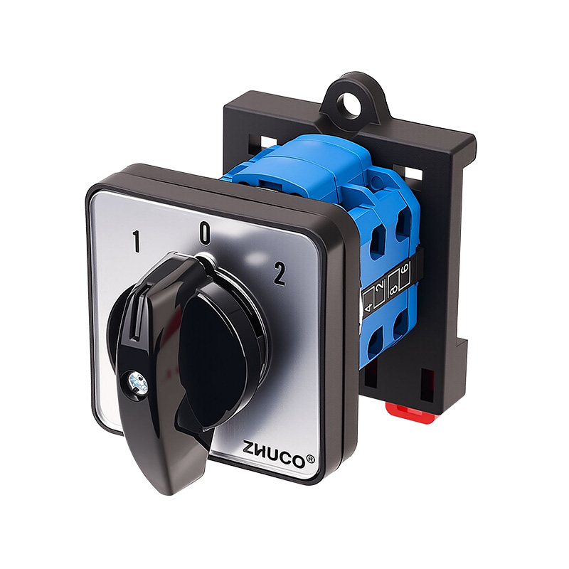 ZHUCO SZW26-20 D202.2-B11R Трехпозиционный двухсекционный переключатель крепления на DIN-рейку