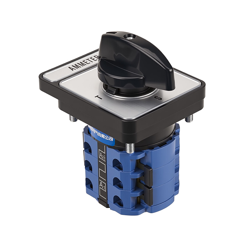 ZHUCO SZW26-20/LH3.3 Круглый длинный панельный трехпозиционный трехканальный переключатель тока 0-RST