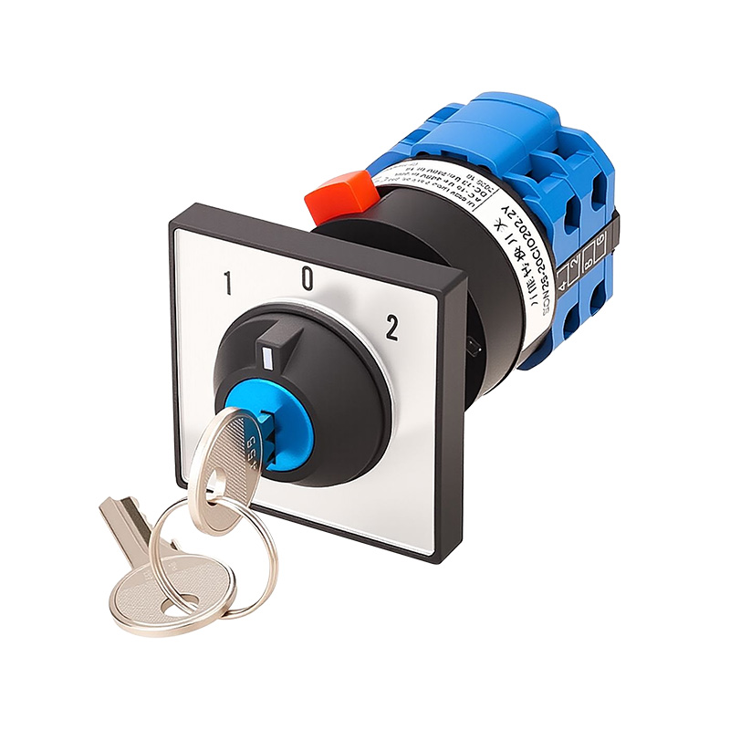 ZHUCO SZW26-20C/D202.2Y Трехпозиционный двухсекционный запираемый одноотверстийный монтажный переключатель