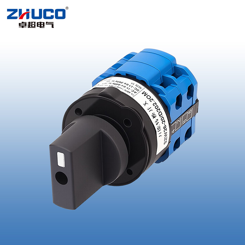 ZHUCO SZW26-20/D202.2OM 1-0-2 Трехпозиционный двухсекционный двухпозиционный переключатель
