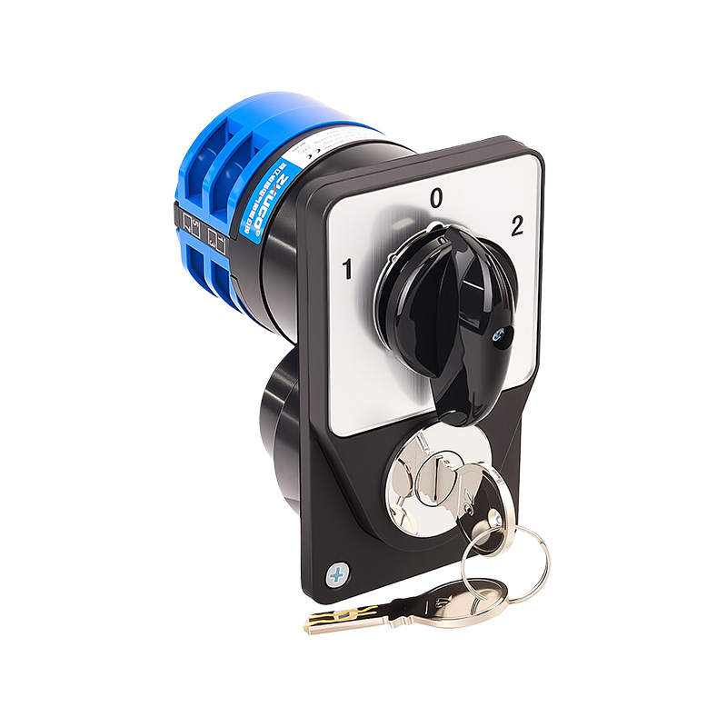 ZHUCO SZW26-32/D202.2YS 1-0-2 Трехпозиционный двухсекционный переключатель с электронным замком