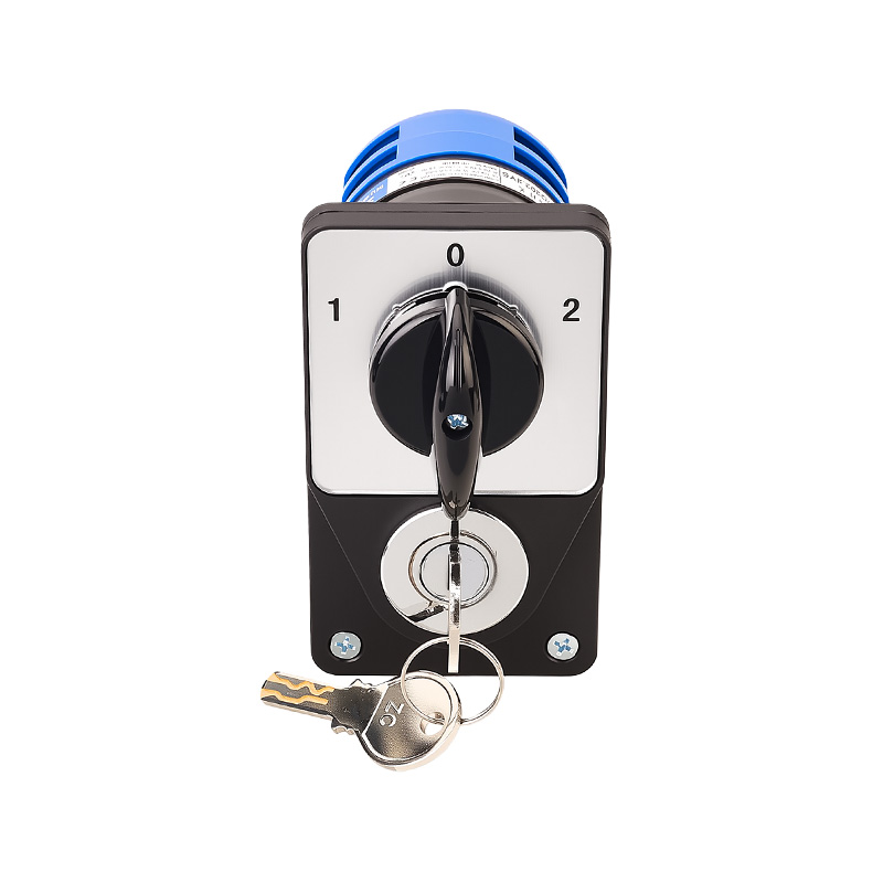 ZHUCO SZW26-32/D202.2YS 1-0-2 Трехпозиционный двухсекционный переключатель с электронным замком