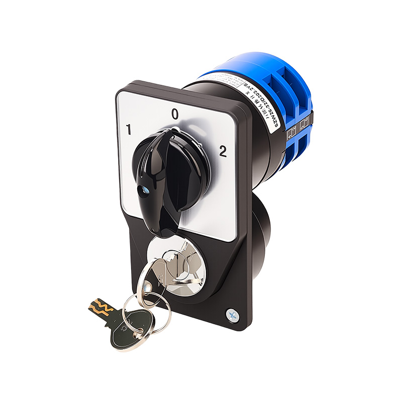 ZHUCO SZW26-32/D202.2YS 1-0-2 Трехпозиционный двухсекционный переключатель с электронным замком