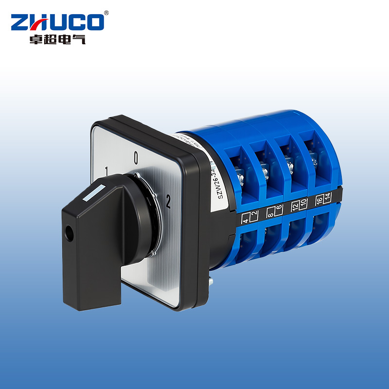 ZHUCO SZW26-32 D404.4 1-0-2 Трехпозиционный четырехсекционный переключатель