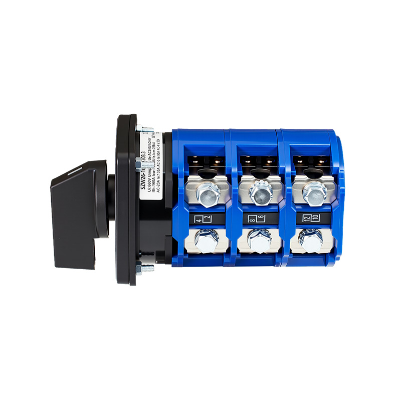 ZHUCO SZW26-160/D303.3 1-0-2 Трехпозиционный трехсекционный сильноточный переключатель ZHUCO SZW26-160/D303.3 1-0-2 Трехпозиционный трехсекционный сильноточный переключатель