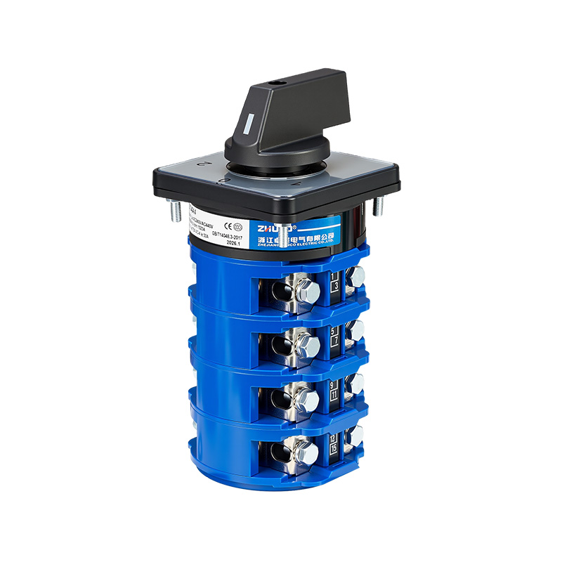ZHUCO SZW26-125/D404.4 1-0-2 Трехпозиционный четырехсекционный сильноточный переключатель