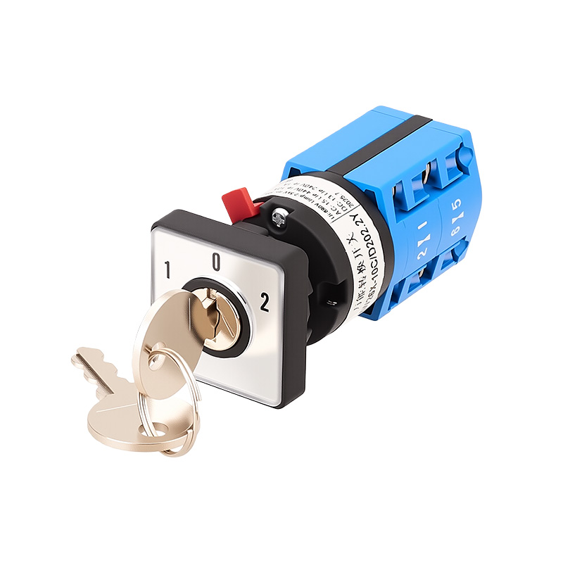 ZHUCO SZW26X-10C/D202.2Y 1-0-2 Трехпозиционный двухсекционный компактный запирающийся одноотверстийный монтажный переключатель