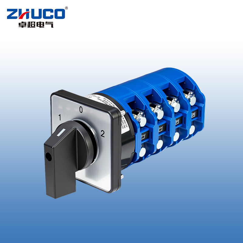 ZHUCO SZW26-125/D404.4 1-0-2 Трехпозиционный четырехсекционный сильноточный переключатель