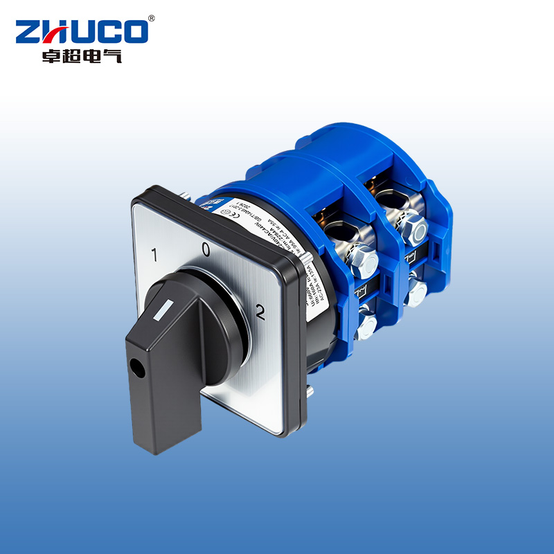 ZHUCO SZW26-160/D202.2 1-0-2 Трехпозиционный двухсекционный сильноточный переключатель