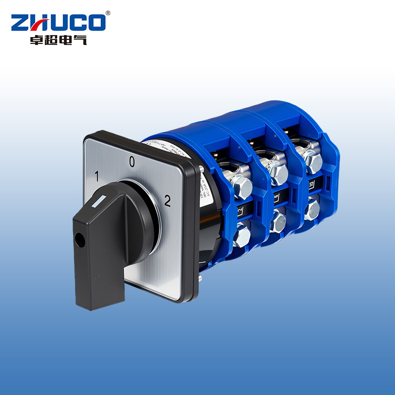 ZHUCO SZW26-160/D303.3 1-0-2 Трехпозиционный трехсекционный сильноточный переключатель