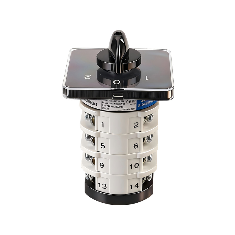 ZHUCO SZL9-32/D1050.4 32A/4P Четырехполюсный трехпозиционный 102-позиционный переключатель