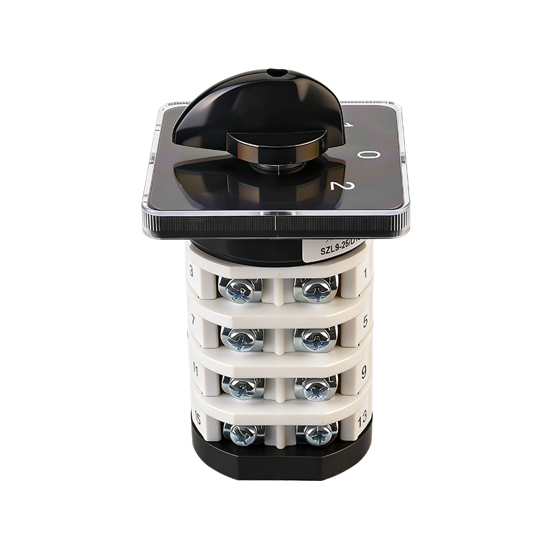 ZHUCO SZL9-25/D1050.4 25A/4P Четырехполюсный трехпозиционный 102-позиционный селекторный переключатель