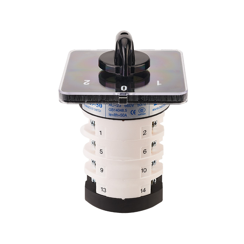 ZHUCO SZL9-50/D1050.4 50A/4P Четырехсекционный трехпозиционный 102-позиционный переключатель