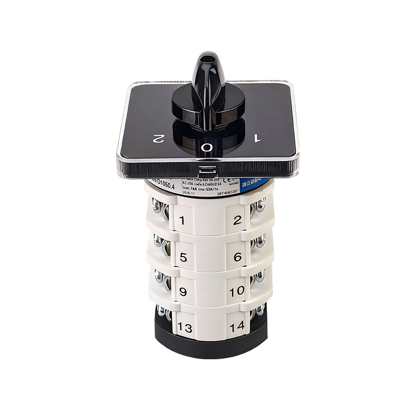 ZHUCO SZL9-25/D1050.4 25A/4P Четырехполюсный трехпозиционный 102-позиционный селекторный переключатель